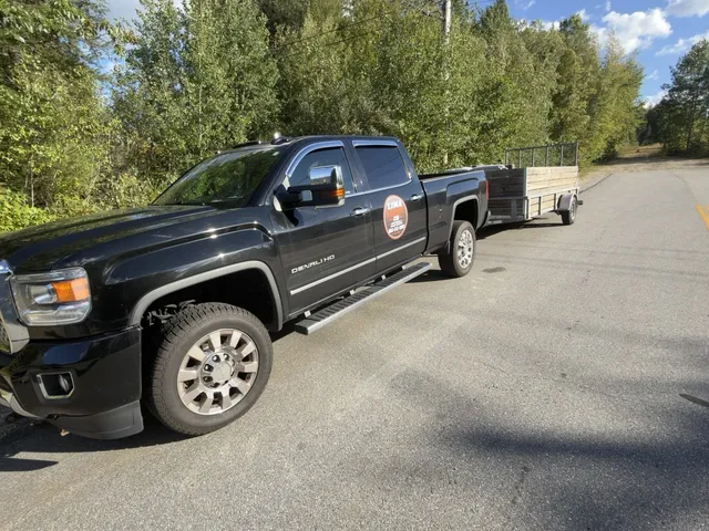 Lima Haul Co.'s truck and trailer on a Southern New Hampshire road